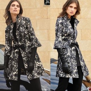 Joseph Ribkoff Floral Jacket with Bow